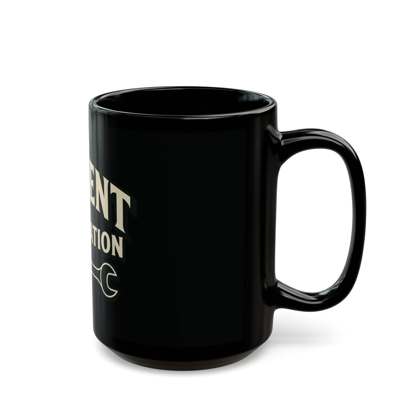 Custom Sargent Restoration Mug | Personalized Black Coffee Cup, Gift for Mechanics, Workshop Decor, Father's Day, Unique Gift Idea