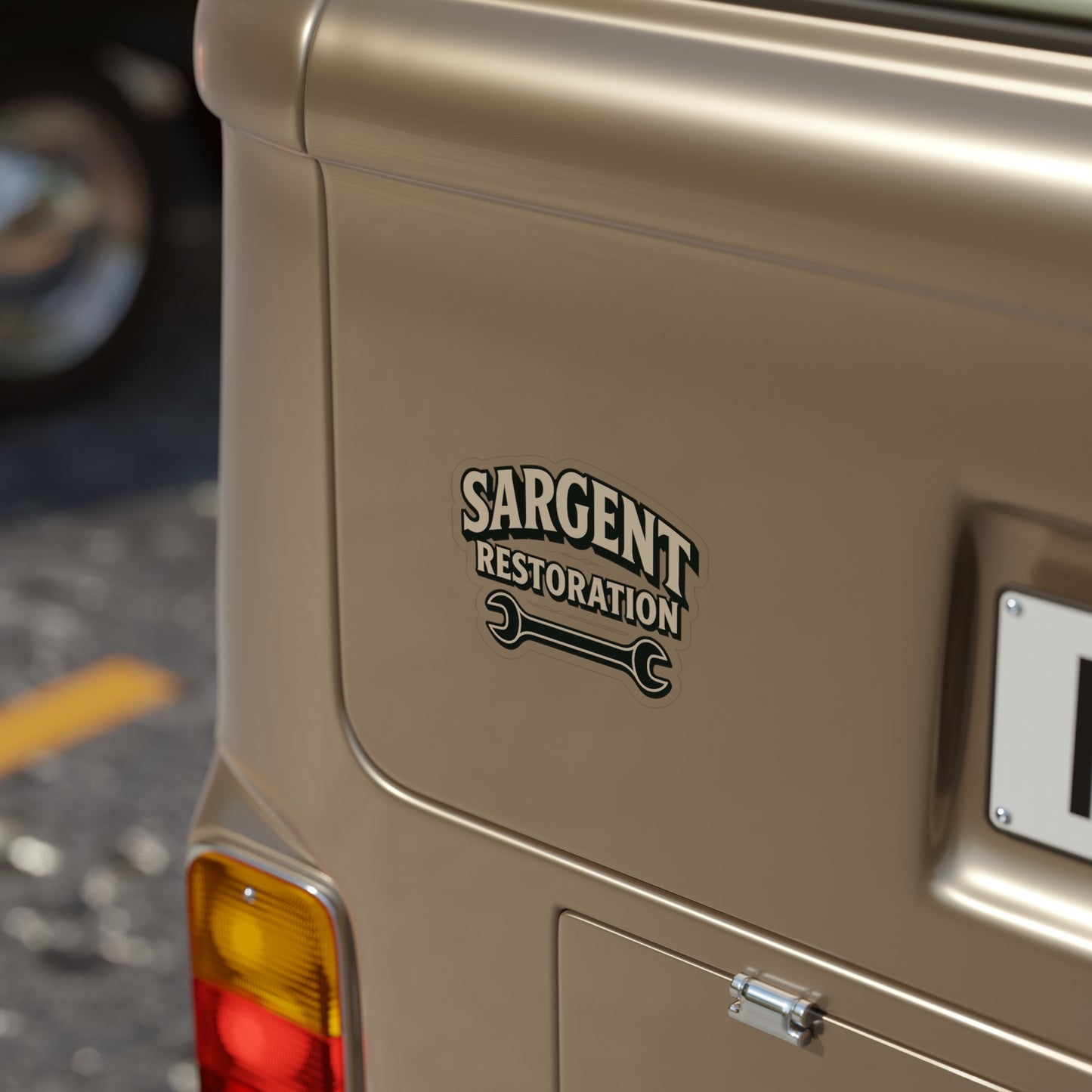 Sargent Restoration Die-Cut Outdoor Sticker