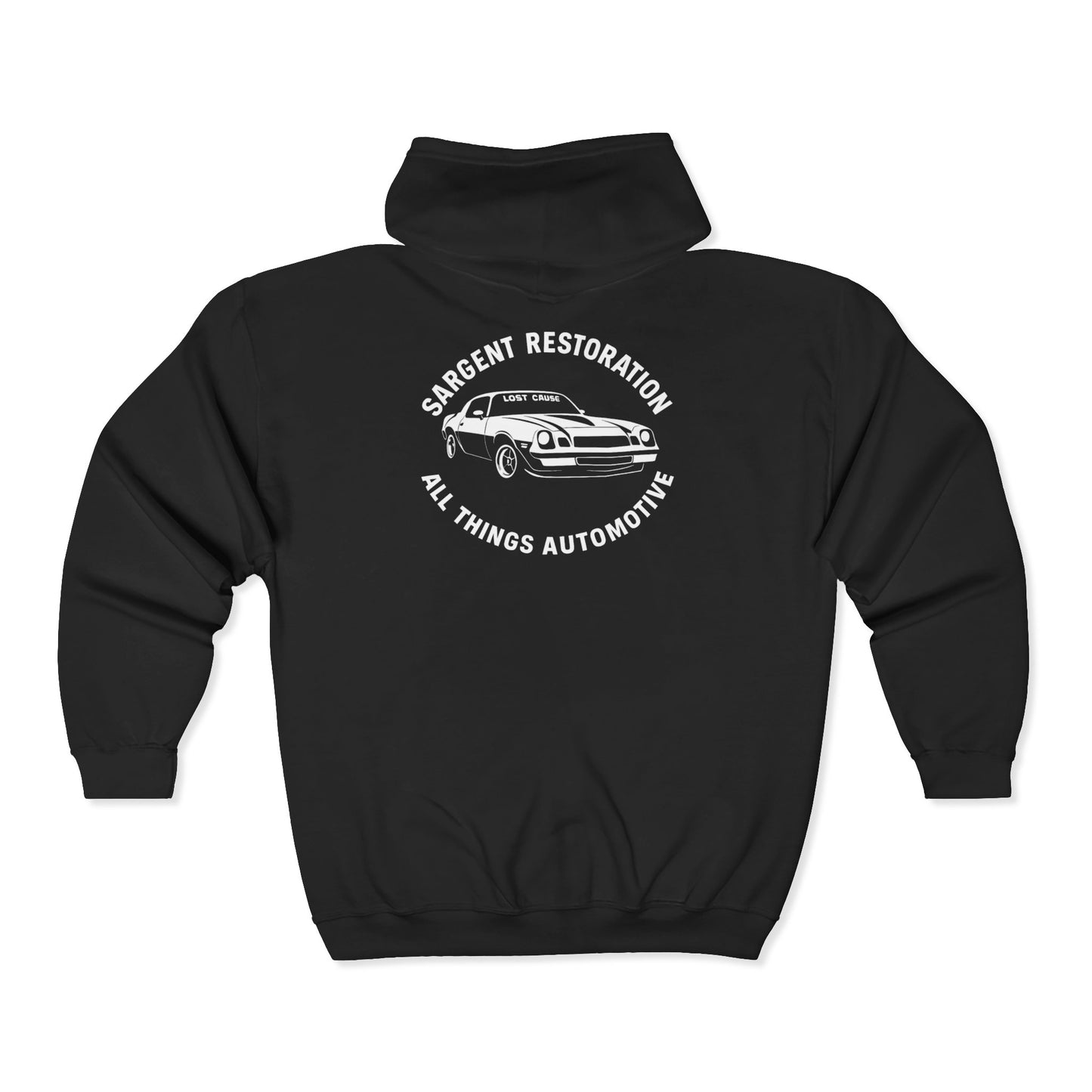 Retro Automotive Zip-Up Hoodie, Cozy Unisex Sweatshirt for Car Enthusiasts, Gift for Mechanics, Perfect for Road Trips
