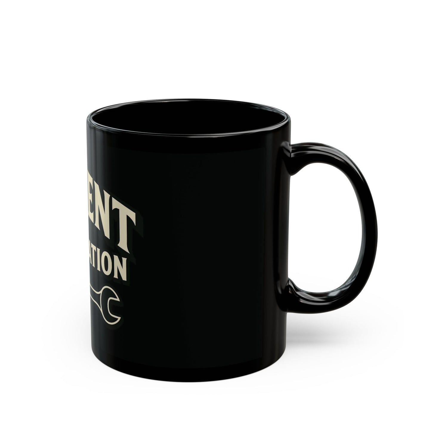 Custom Sargent Restoration Mug | Personalized Black Coffee Cup, Gift for Mechanics, Workshop Decor, Father's Day, Unique Gift Idea