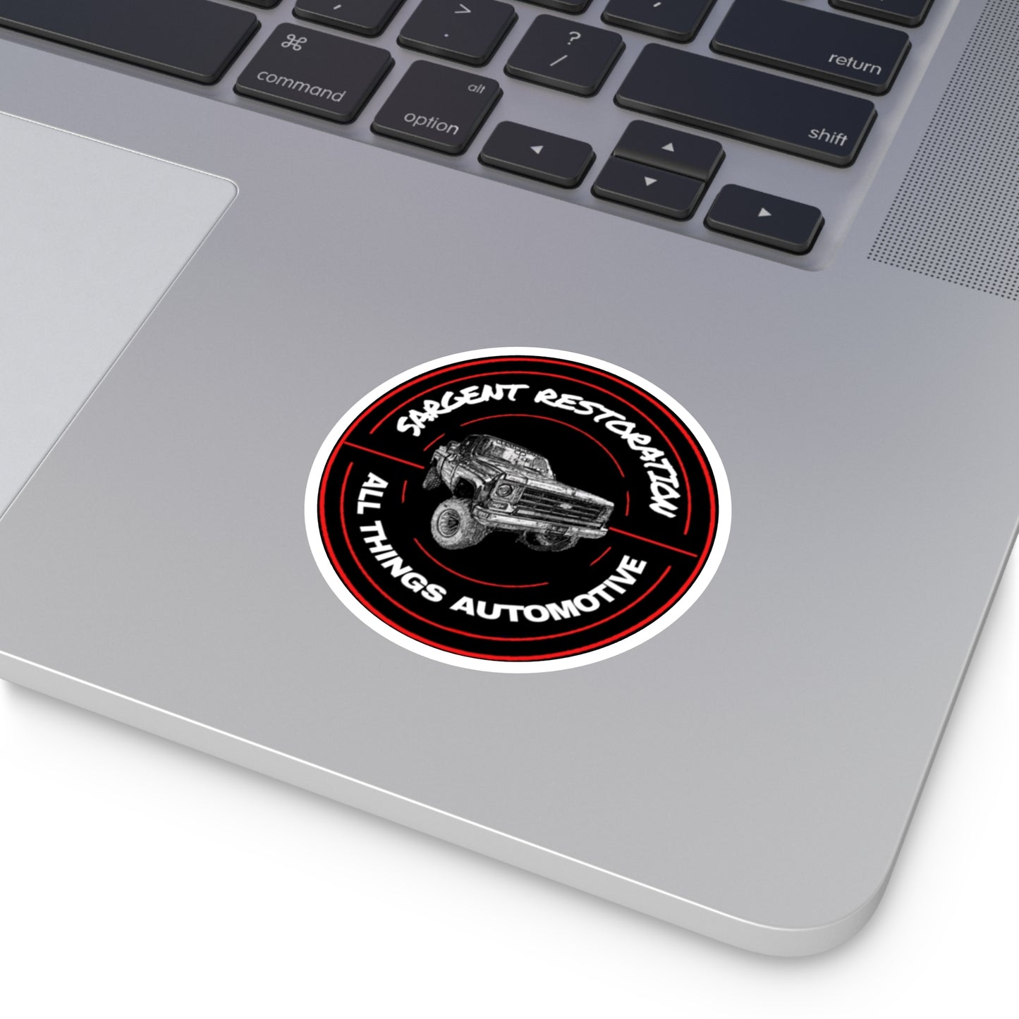 Automotive Round Stickers, Custom Decals for Car Enthusiasts, Sargent Restoration, All Things Automotive, Durable Stickers, [...]