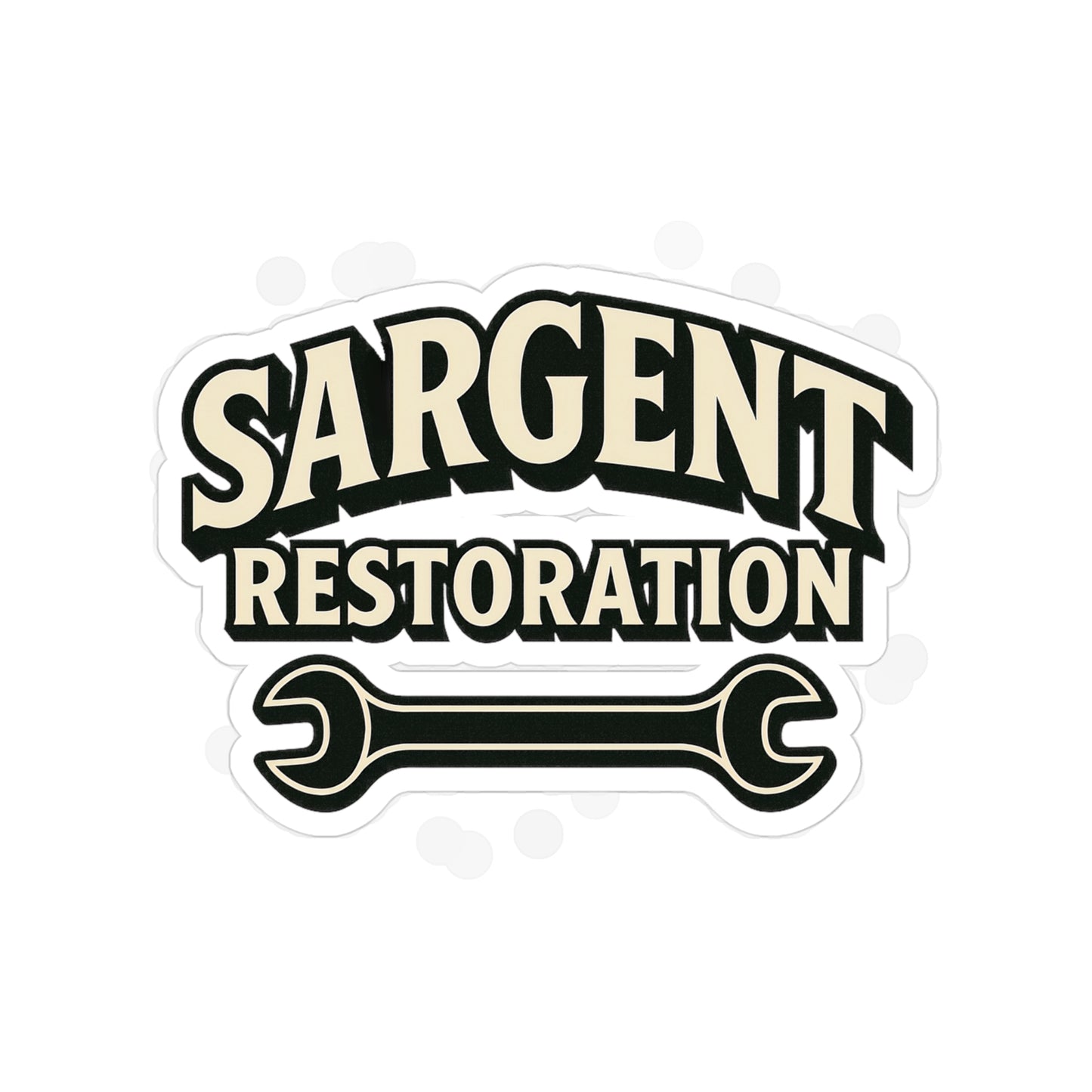 Sargent Restoration Die-Cut Outdoor Sticker