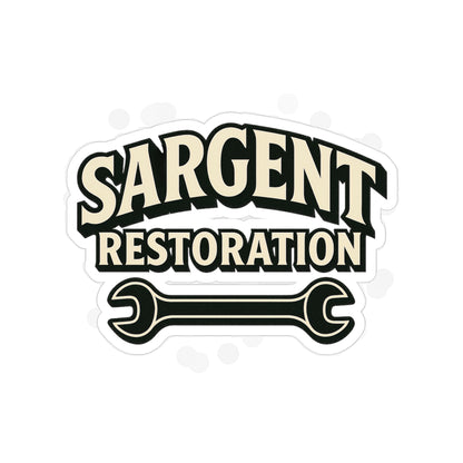 Sargent Restoration Die-Cut Outdoor Sticker
