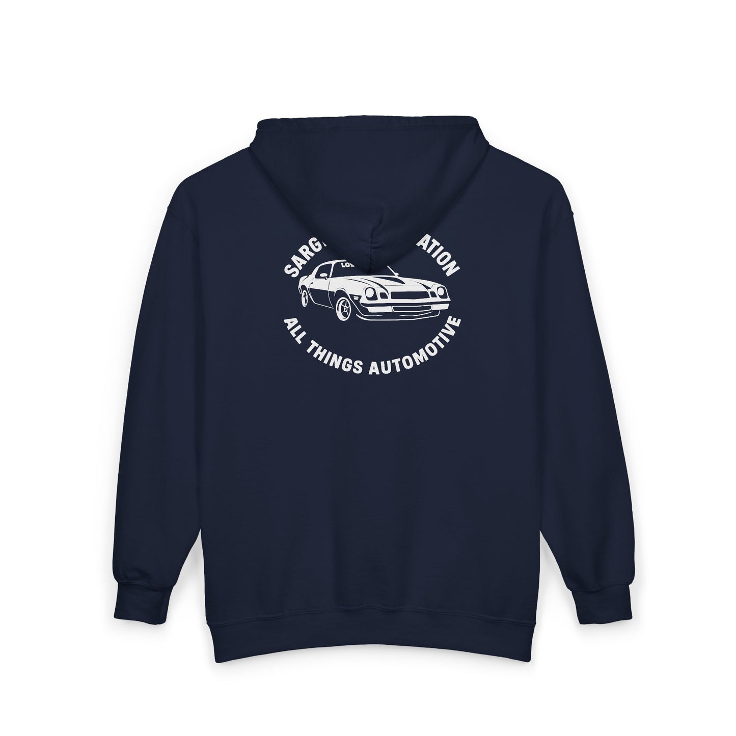 Retro Automotive Zip-Up Hoodie, Cozy Unisex Sweatshirt for Car Enthusiasts, Gift for Mechanics, Perfect for Road Trips