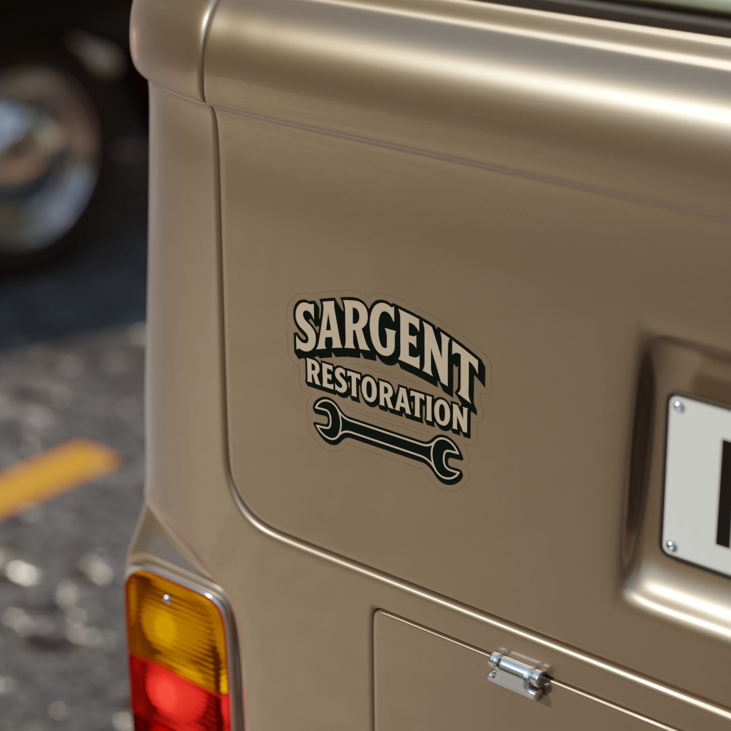 Sargent Restoration Die-Cut Outdoor Sticker