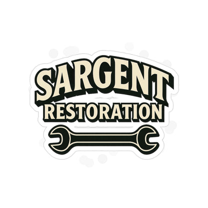 Sargent Restoration Die-Cut Outdoor Sticker