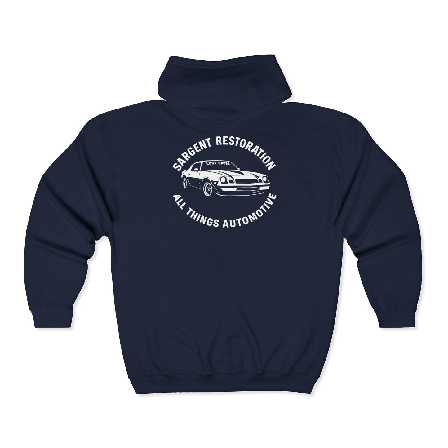 Retro Automotive Zip-Up Hoodie, Cozy Unisex Sweatshirt for Car Enthusiasts, Gift for Mechanics, Perfect for Road Trips