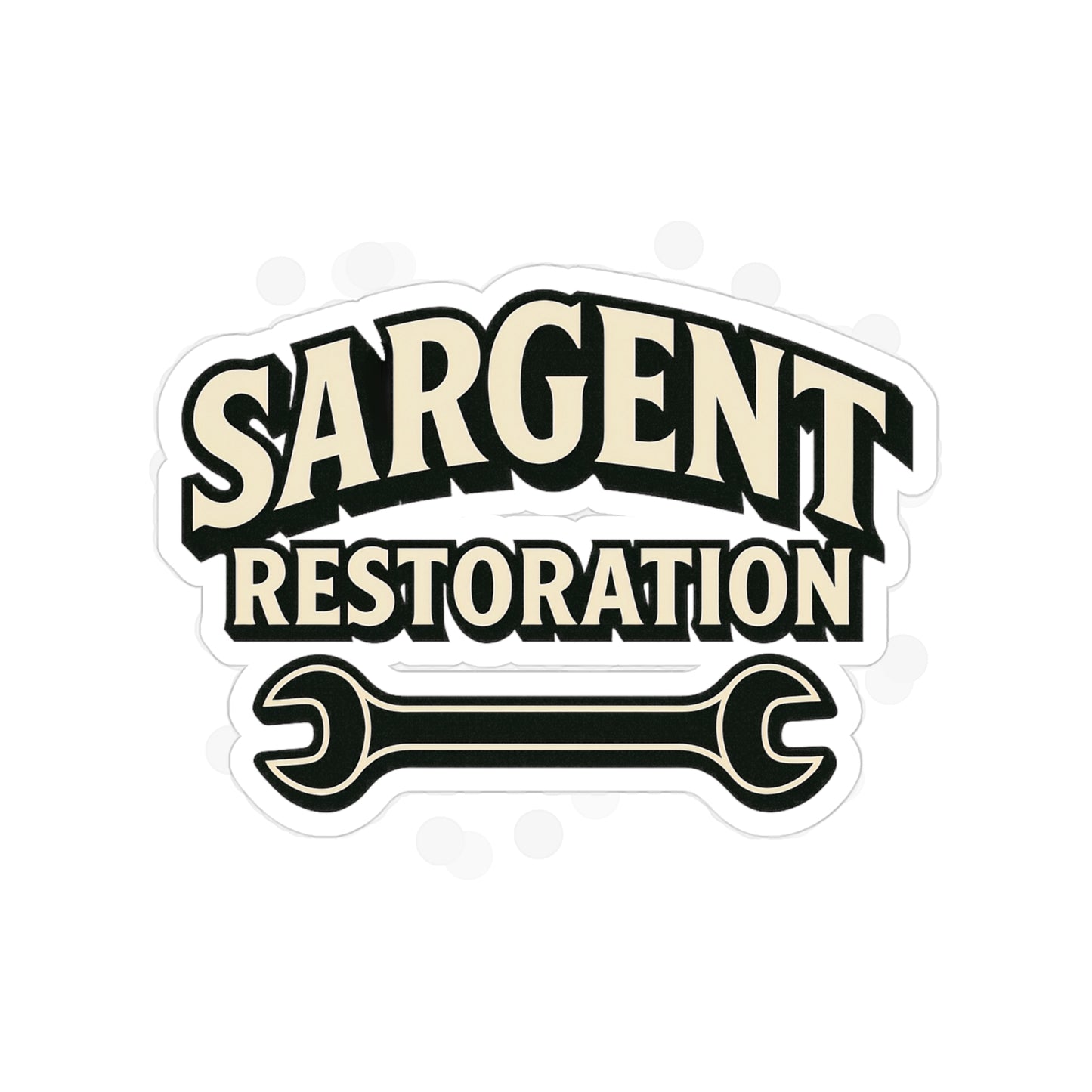 Sargent Restoration Die-Cut Outdoor Sticker