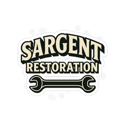 Sargent Restoration Die-Cut Outdoor Sticker