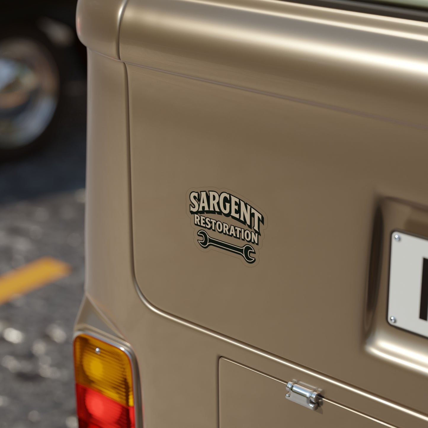 Sargent Restoration Die-Cut Outdoor Sticker