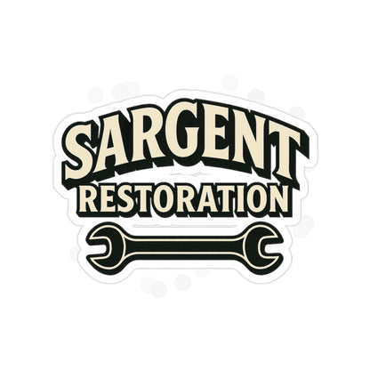 Sargent Restoration Die-Cut Outdoor Sticker