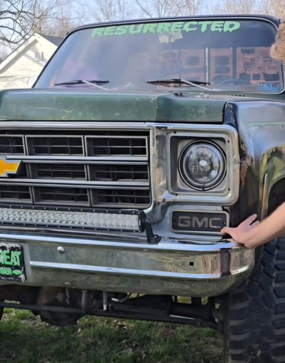 Squarebody turn signal covers (G.M.C or Bowtie)